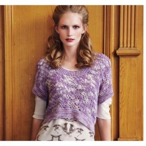 Anthropologie Augden New York Crochet Sweater-S